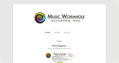 Desktop Screenshot of musicwormhole.com